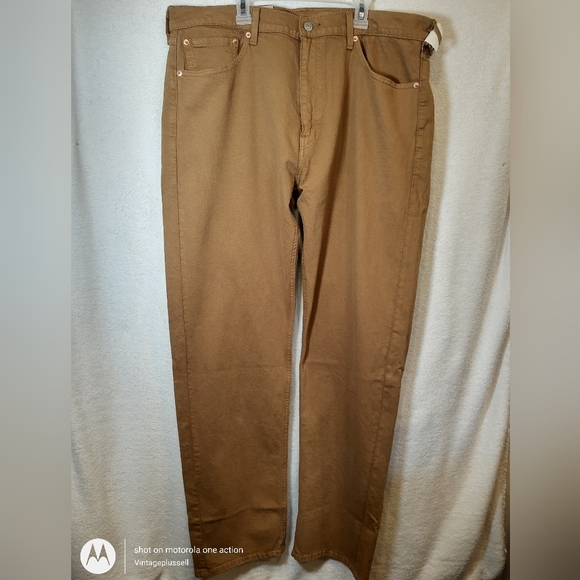 Levi's Men's 505 Regular Fit Jeans Medal Bronze Dark Khaki Size 38x34 - Picture 12 of 14